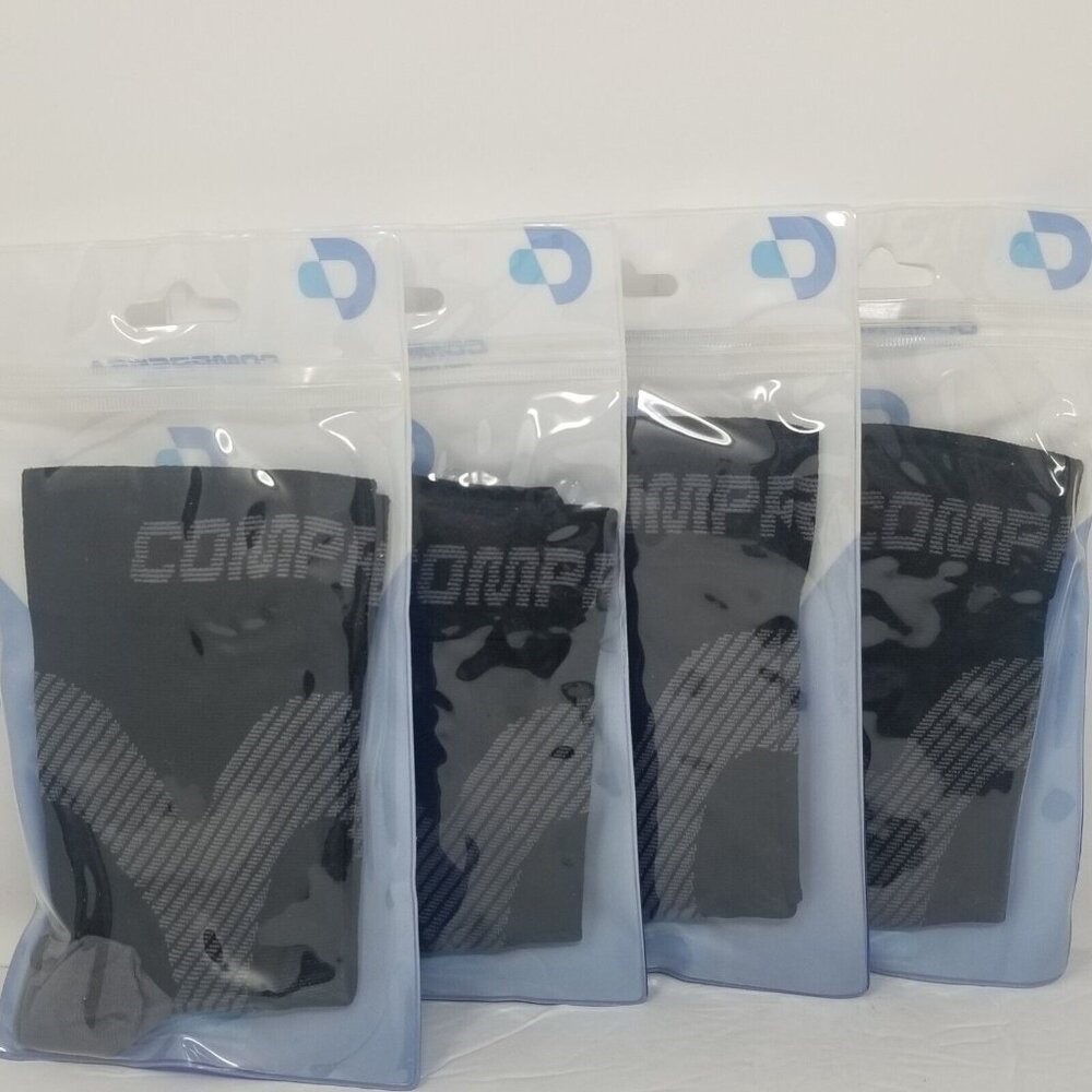 NEW 4 Pair Compressa Compression Socks Open Toe One Size Unisex A121 - Picture 3 of 4